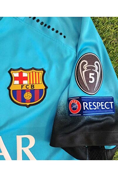 After Party Fc. Barcelona Lionel Messi sezóna 2015/16 speciální nostalgický dres (TYRKYSOVÝ) vs sportovní sportovec