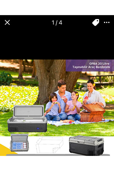 OPBA OTOMOTİV Araç buzdolabı ice  Uyumlu 30 litre -20 +10 12/24volt