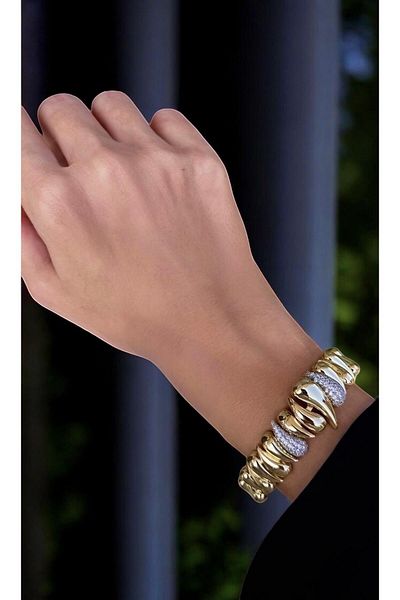 neslyaccessories Rain Galaxy Flow Cuff Bracelet