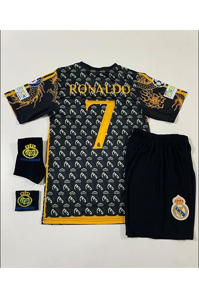 Lion Spor R.Madridd 2024/25 Νέα σεζόν Cristiano Ronaldo Concept Παιδική φανέλα 4 τεμαχίων (Εθνόσημο)515334