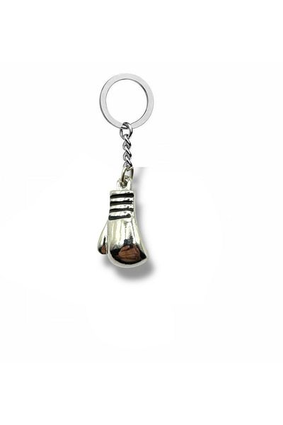 Herşey Nota Ringin Key – Unisex Metal Keychain with Boxing Gloves