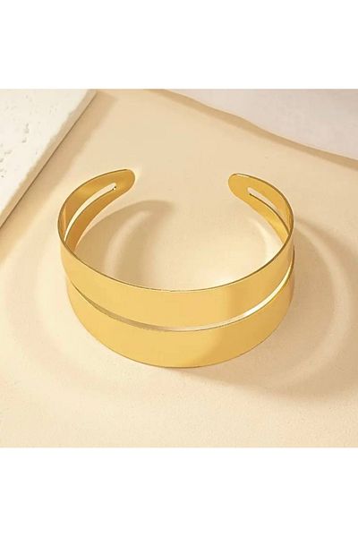 STEELVA Adjustable Metal Gold Bracelet