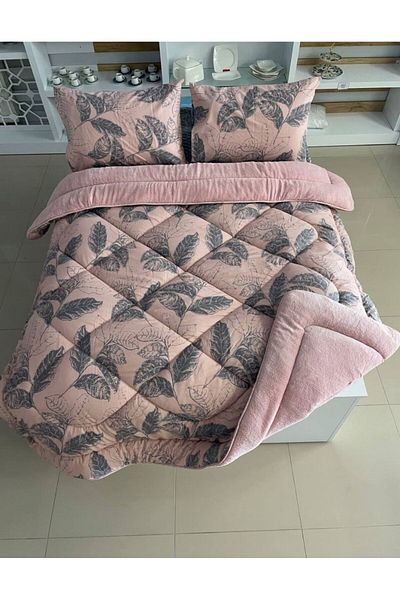 VİLERA HOME New Generation Double Personality Quilts with Pillow Case