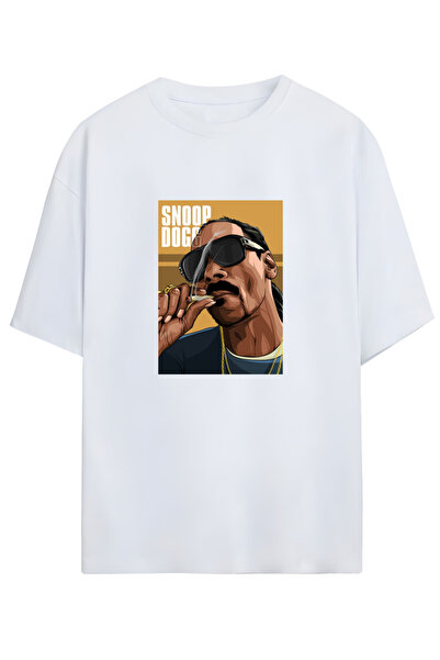 MAGORS TRIOU DE BUMBAC SNOOP DOGG UNISEX OVERSIZE