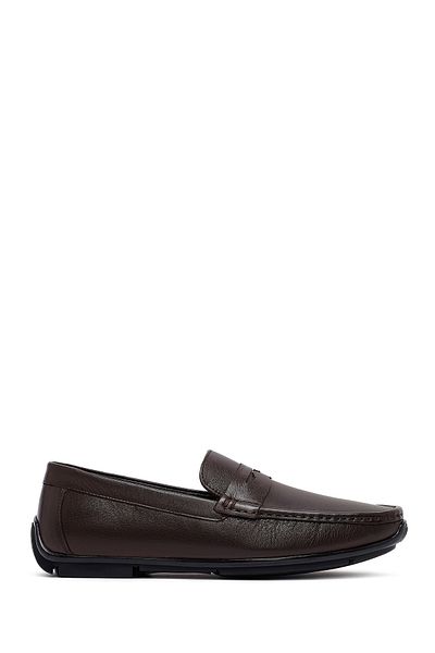 Derimod Men's Brown Leather Casual Loafer 25Sfd642018