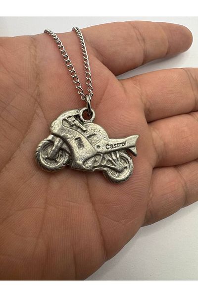 Herşey Nota Unisex Necklace for Motorcycle Enthusiasts (60 cm Chain)