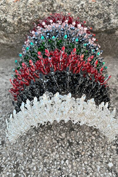 Hobigram Salome Black Bridal Henna Crown High Quality Special Occasion Accessory Women Crown Hair Accessory