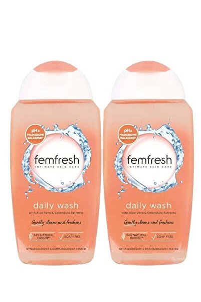 Femfresh غسول حميمي عبوة مزدوجة 250 مل برتقالي