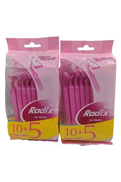 Radix Clean Razors 5+10 Pink (2 Packs)
