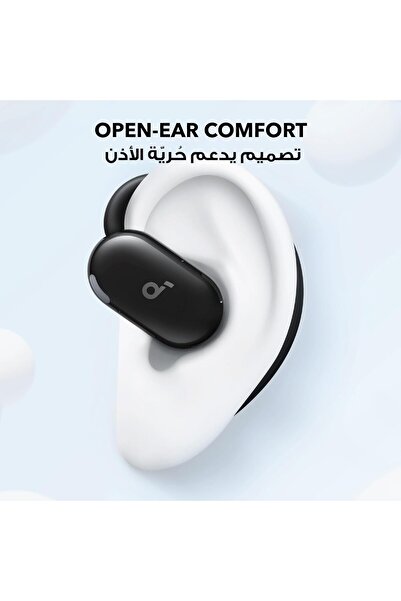 Generic soundcore V20i by Anker Open-Ear Headphones, Adjustable Ear Hooks, 36H Playtime