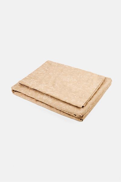 Nautica Single Allover Print Flat Bedsheet Set, Tan