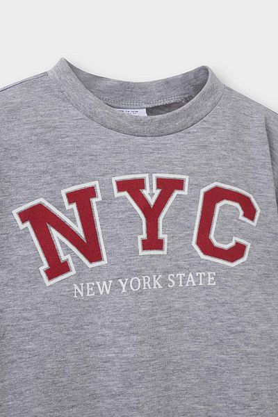 DeFacto Baby Boy Crew Neck Printed Short Sleeve T-Shirt E1124A525Sm
