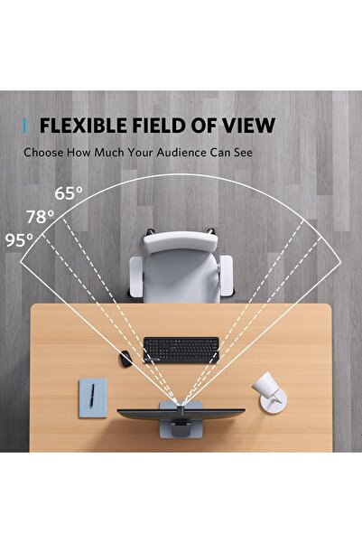 Anker PowerConf C200 2K Mac Webcam — AI Noise-Canceling Mics, Adjustable FOV, Privacy Cover