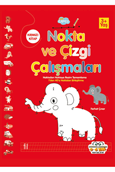 0-6 Yaş Yayınları Kırmızı - Nokta Ve Çizgi Çalışmaları