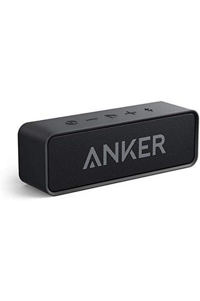 Anker مكبر صوت ساوندكور بتقنية البلوتوث - صوت ستيريو عالي، تشغيل يدوم ٢٤ ساعة، مدى ٦٦ قدمًا