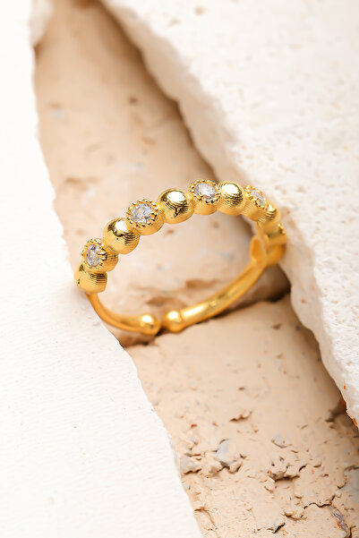 Lucente Jewellery Özel Hediye Kutulu Minimal Bombe Taşlı Gümüş Altın Kaplama ...