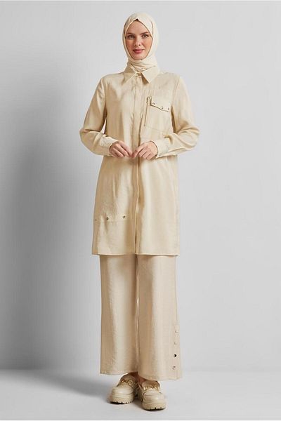 Alvina Eyelet Detailled Tunic 45533