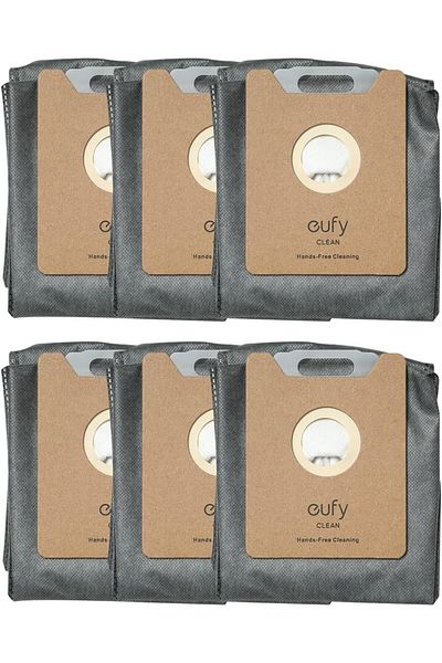 eufy Clean Dust Bag Replacement, Compatible with G40+ and G40 Hybrid+, Black