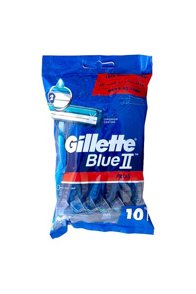 Gillette Blue 2 Plus Easy Grip Razors 10pcs