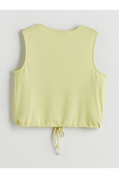 LC Waikiki Crew Neck Gathered Women's Undershirt