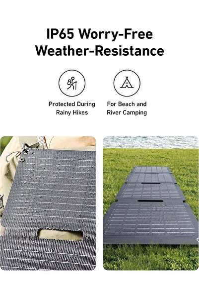 Anker Solix PS30 Solar Panel, 30W Foldable Portable Solar Charger