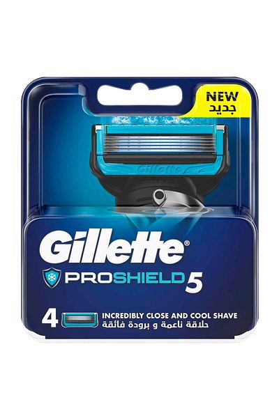 Gillette Fusion ProShield 5 Chill Men's Razor Blades 4 pcs