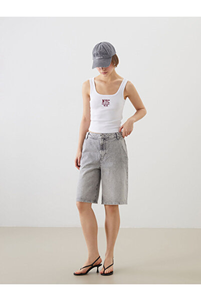 LC Waikiki U Yaka Nakışlı Kadın Atlet