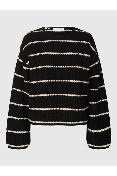Selected Femme Strickpullover Baumwollmix