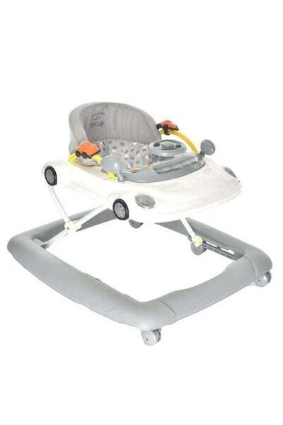 Toy Box Treasures مشاية أطفال بمقعد ناعم وقابل للطي