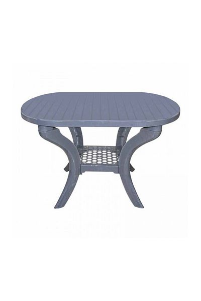 rexa Oval Curve Plastic Table – 114x80x72 cm Durable & Easy-to-Assemble Table