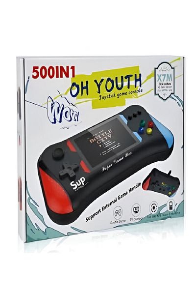 SUP 3.5-Inch Handheld Game Console with 500+ Classic Games, TV Output & Joystick