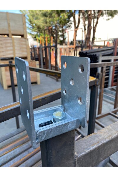 His Vidalı Temel Sistemleri L Braket Pergola Kamelya Ayak Bağlantı Elemanı