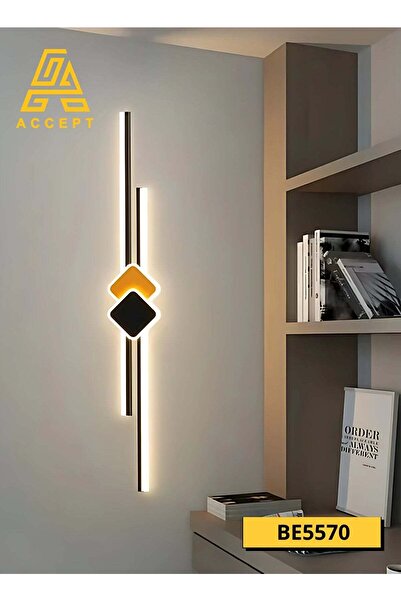 ACCEPT مصباح حائط LED حديث بدون أسلاك، شحن البطارية عبر منفذ TYPE-C