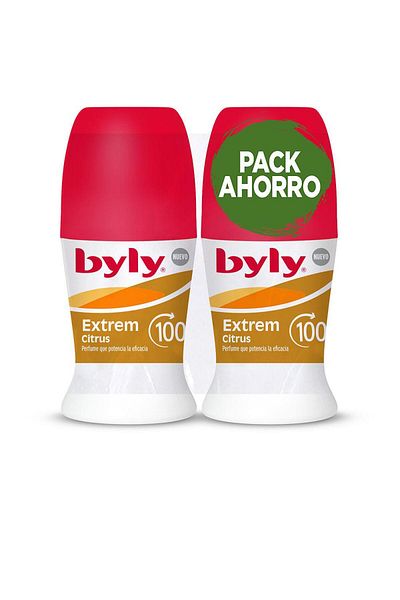 Byly EXTREM CITRUS 100H – Citrus Scented Roll-On Deodorant Set 2 x 50 ml