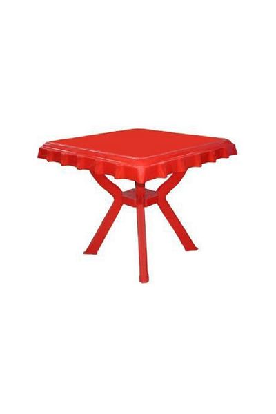 rexa Square Plastic Table – 80x80x75 cm Durable & Easy-to-Assemble