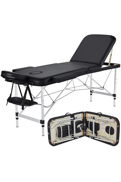 ETG Massage Tables Portable Lash Bed for Eyelash Extensions Aluminium Tattoo Table Height Adjustable