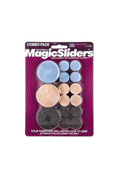 Magic Sliders 36-Piece Floor Protector Gripp Combo Value