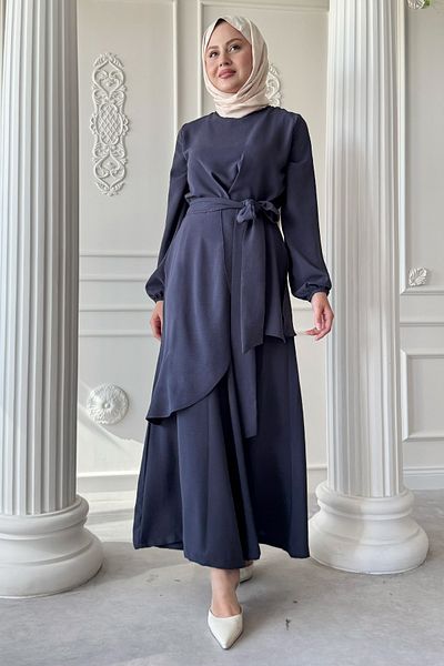InStyle مجموعة آيروبين أنثراسيت غير متماثلة