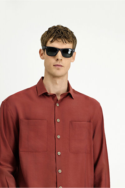 Kiğılı Cămașă oversize cu mânecă lungă din amestec modal