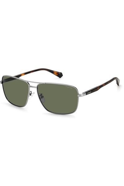 Polaroid Ochelari de soare polarizați pentru bărbați Polaroid PLD 2119/G/S 6LB/UC, Metal, Argintiu, 61 mm