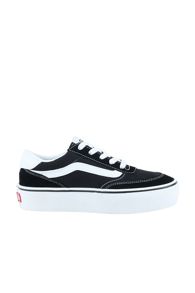 Vans Brooklyn Ls Platform Women's Black-White Sports Shoes Vn000Dc4Ba21