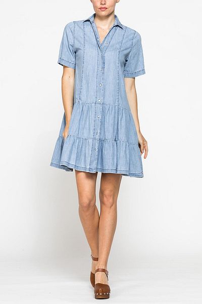 Carrera Jeans ROCHIE SCURTĂ IL DENIM LUGHT