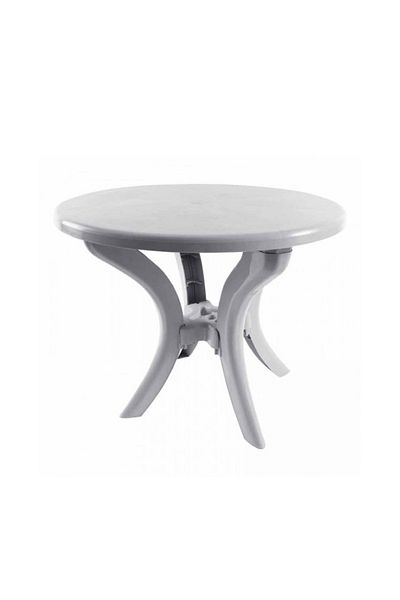 rexa Syrian Round Plastic Table – 90x90x71 cm Durable & Easy-to-Assemble