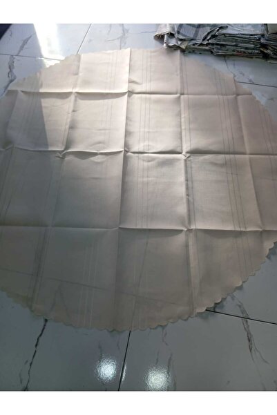 Elisam Round Worry-Free Stain-Proof Tablecloth (Cream)