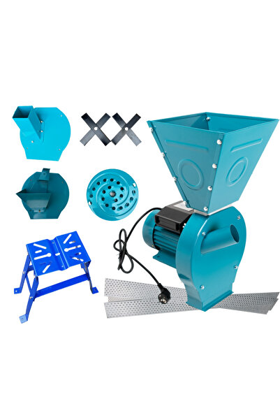 COBI SMART® Set moara electrica cereale 4 in 1, 4.5 kW, 3200 rpm, 300 kg/h, accesorii incluse - COBI SMART®