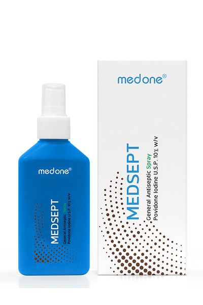ALKHURAIJI Medon Medcept Iodine Povidone 10% Spray 150ml