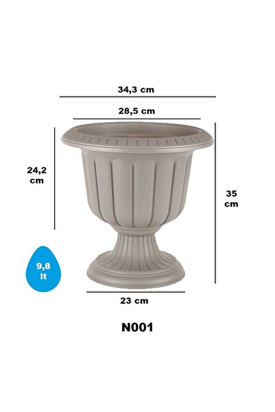 SERİNOVA NERGİS SAKSI 1 NO MOCHA