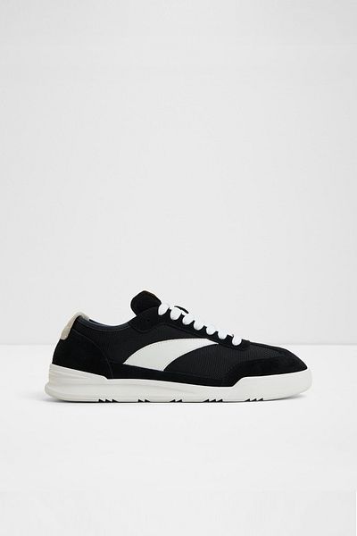 Aldo Clubmtl - Men's Textile Black Lace-Up Modern Design Sports Shoes