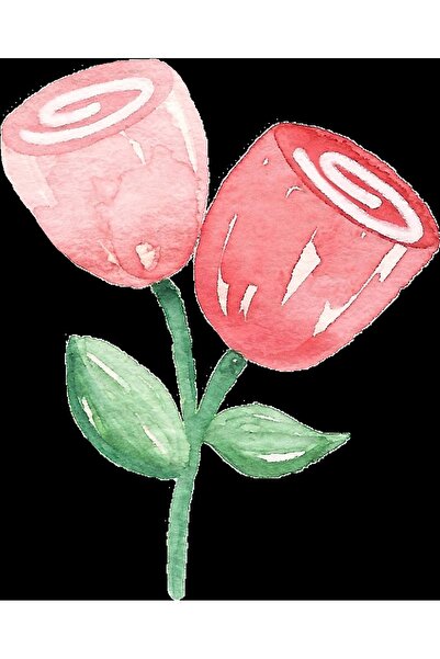 Reysa Tasarım Two Roses Wall Sticker