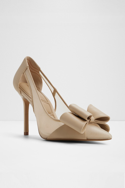 Aldo Prestigious - Women's Textile Medium Beige Stiletto Heeled Shoes